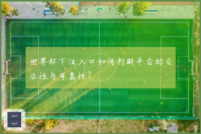世界杯下注入口如何判断平台的合法性与可靠性？