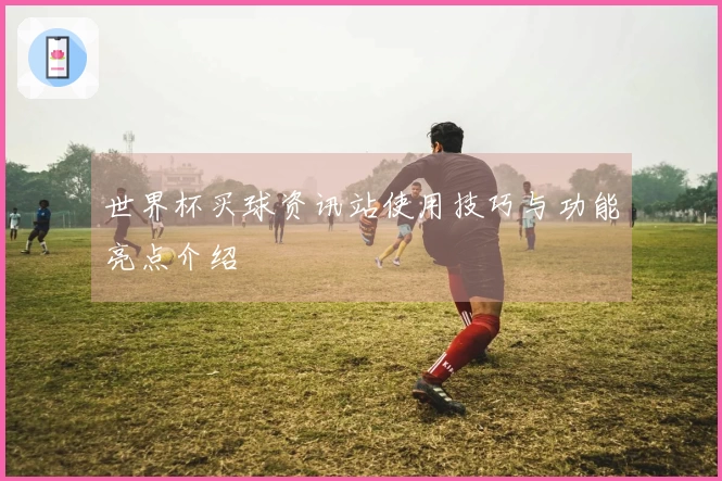 世界杯买球资讯站使用技巧与功能亮点介绍